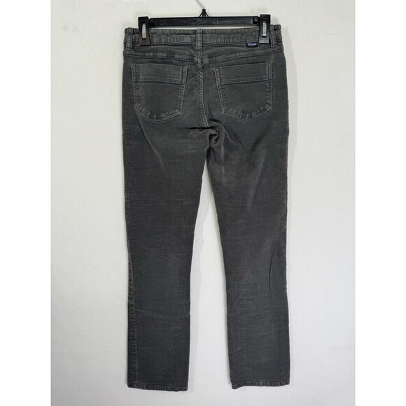 Patagonia Corduroy Pants Womens 26 Dark Gray Organic Cotton Stretch Jeans Casual - Picture 4 of 10